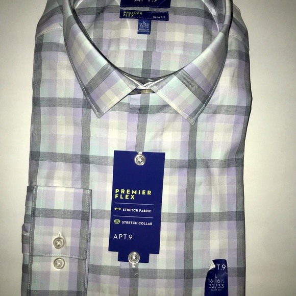 New Men’s Apt 9 Button Shirt - Picture 5 of 5